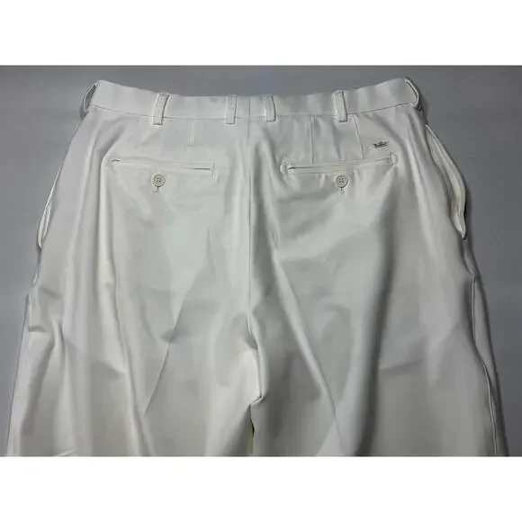 NWT Peter Millar Men's Raleigh Performance White Dress Pants - Size 34x31 - Picture 4 of 8